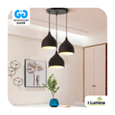 LAMPARA FIORELLA BLACK LED