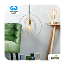 LAMPARA DE TECHO LUCERO GOLD