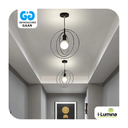 LAMPARA DE TECHO LUCERO BLACK