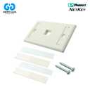 PANDUIT-NETKEY - FACE PLATE DE 1 SALIDA - NK1FIWY