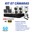 KIT 07 CÁMARAS DE SEGURIDAD - 2MP CON AUDIO- HIKVISION