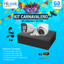 KIT 02 CÁMARAS DE SEGURIDAD - 2MP COLORVU CON AUDIO- HILOOK