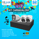KIT 03 CÁMARAS DE SEGURIDAD - 5MP COLORVU CON AUDIO- HILOOK